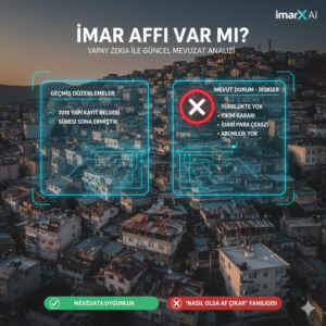 İmar Affı Var mı?  Güncel Durum ve Yapı Kayıt Belgesi – imarX AI