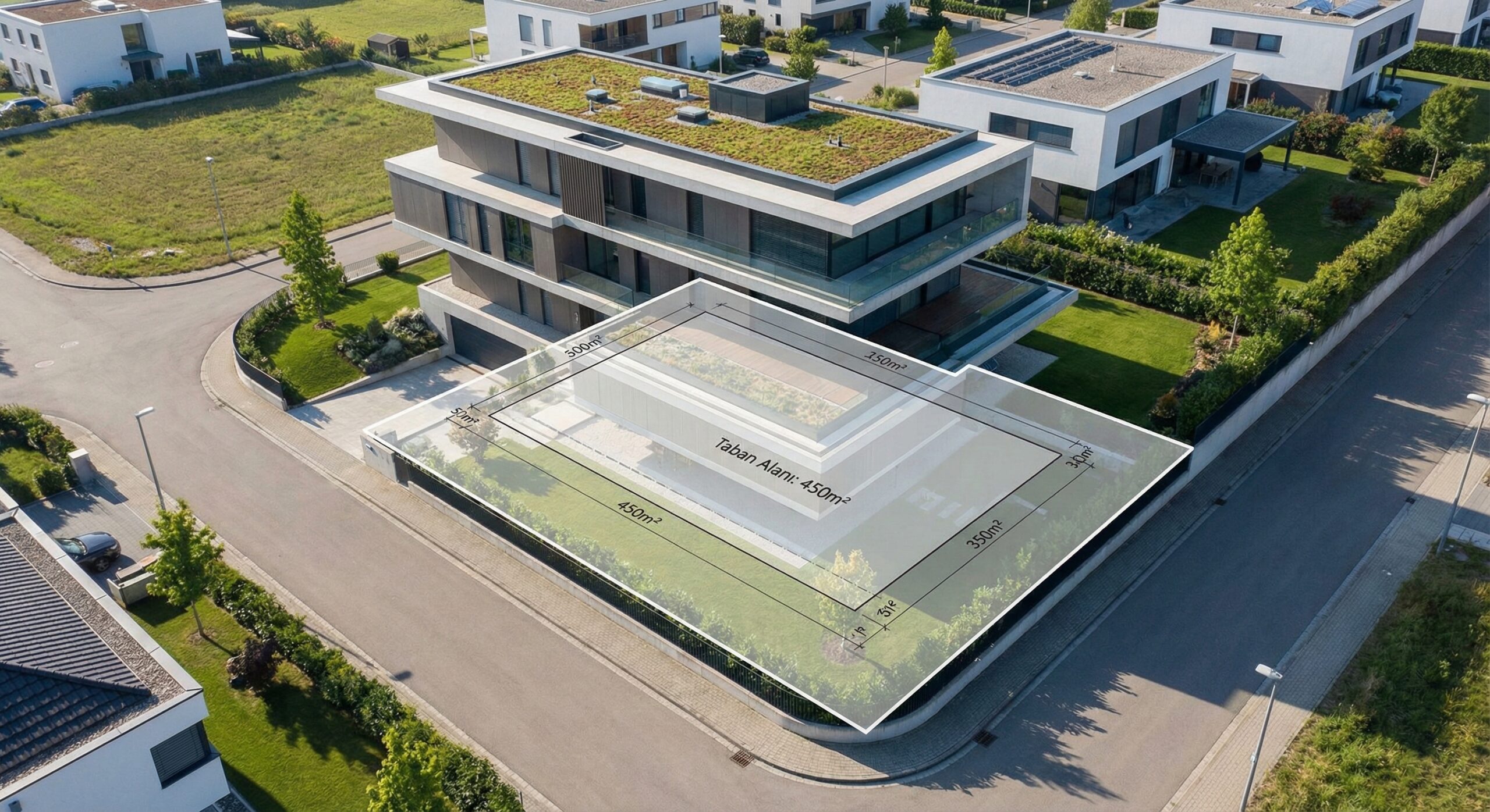 İmar Yönetmeliği Madde 20 Taban Alanı Hesabı