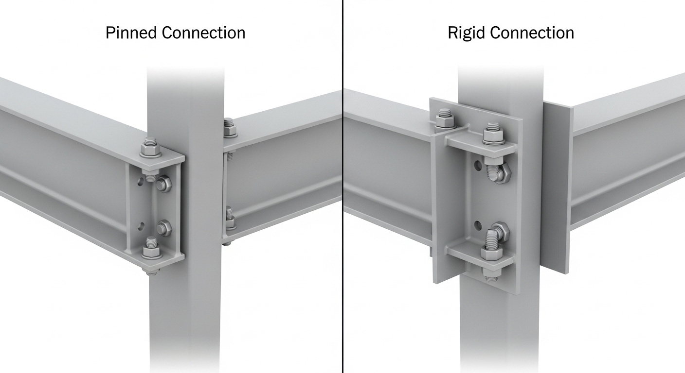 Mafsallı ve Ankastre Birleşim Farkı