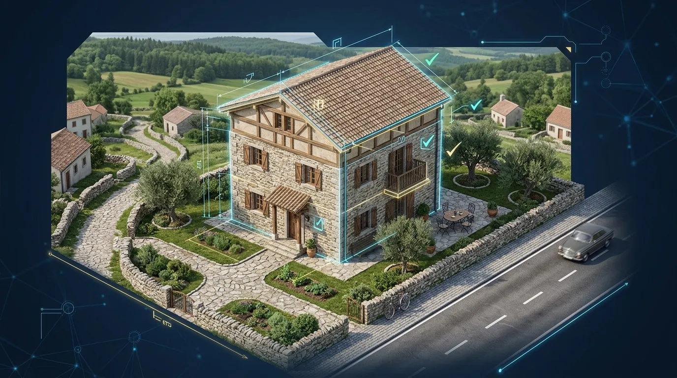 Köy Tasarım Rehberine Uygun Geleneksel Pansiyon ve Yola Cephe Analizi